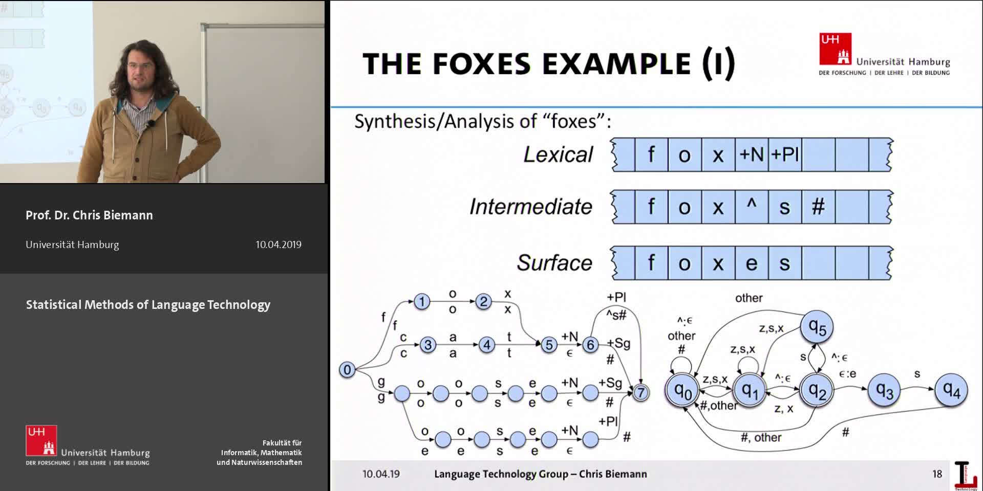 02 - Search Trees and Language Models - Prof. Dr. Chris Biemann -  University of Hamburg - Lecture2Go