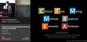 Thumbnail - 9 - Clinical Texts Mining Methods Based on Semantic Attributes