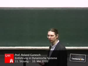 Thumbnail - Einführung in Dynamische Systeme - Sitzung 11 - 10. Mai 2010