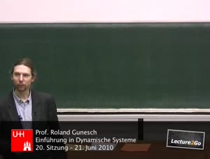 Thumbnail - Einführung in Dynamische Systeme - Sitzung 20 - 21.06.2010