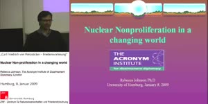 Miniaturansicht - Nuclear Non-proliferation in a changing world