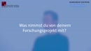 Thumbnail - Was nimmst du von deinem Forschungsprojekt mit?