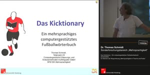 Miniaturansicht - (1) Teilprojekt Z2:  "Das Kicktionary. Ein mehrsprachiges computergestütztes Fußballwörterbuch."