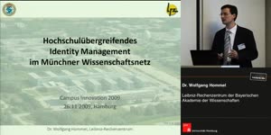 Thumbnail - Hochschulübergreifendes Identity Management im Münchner Wissenschaftsnetz