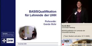 Thumbnail - BASISQualifikation für Lehrende der Universität Hamburg