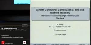 Miniaturansicht - HP Climate Computing as a Software Challenge