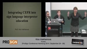 Thumbnail - Current Issues of CEFR-Adaption for Sign Languages in European Countries: Russia