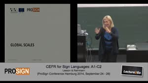 Miniaturansicht - CEFR for Sign Languages: A1-C2