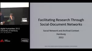 Miniaturansicht - AS 04 - Facilitating Research through Social-Document Networks