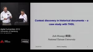 Miniaturansicht - AS 06 - Prosopographical Databases, Text-Mining, GIS and System Interoperability for Chinese History and Literature