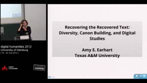 Thumbnail - LP 18 - Recovering the Recovered Text: Diversity, Canon Building, and Digital Studies