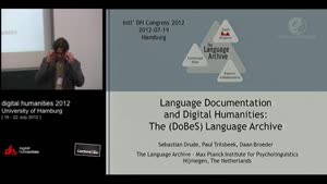 Miniaturansicht - Language Documentation and Digital Humanities: The (DoBeS) Language Archive