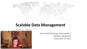 Miniaturansicht - 10. Sitzung: Skalierbares Datenmanagement - Video 1/2