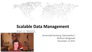 Miniaturansicht - 10. Sitzung: Skalierbares Datenmanagement - Video 2/2