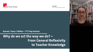 Miniaturansicht - Why do we act the way we do?  - From General Reflexivity to Teacher Knowledge