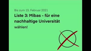 Miniaturansicht - Liste 3: MIBAS – Für eine nachhaltige Universität | Listenvorstellung Wahl studentische Vertreter*innen Akademischer Senat UHH