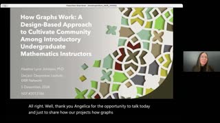 Miniaturansicht - How Graphs Work: A Design-Based Approach to Cultivate Community Among Introductory Undergraduate Mathematics Instructors