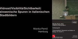 Miniaturansicht - Vidnost - Visibilità - Sichtbarkeit: Slowenische Spuren in italienischen Stadtbildern