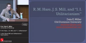 Thumbnail - R. M Hare, J. S. Mill and I. I. Utilitarianism