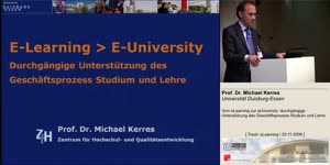 Thumbnail - Vom eLearning zur eUniversity: durchgängige Unterstützung des Geschäftsprozess Studium und Lehre