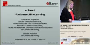 Miniaturansicht - Präsentationen der Hamburger eLearning-Projekte: eLBase1