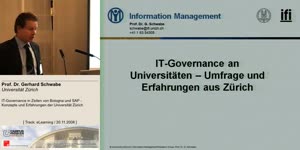 Miniaturansicht - IT-Governance in Zeiten von Bologna und SAP