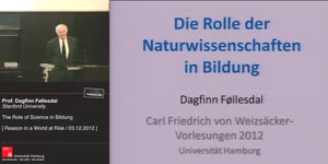 Thumbnail - The Role of Science in "Bildung"