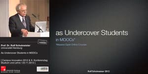 Miniaturansicht - As Undercover Students in MOOCs
