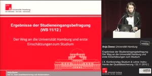 Thumbnail - Ergebnisse der Studieneingangsbefragung: Der Weg an die Universität Hamburg und erste Einschätzungen zum Studium