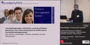 Miniaturansicht - 6 Jahre Einführung von Campus-Management-Systemen: Entscheidungsprozesse, Kriterien, Erkenntnisse