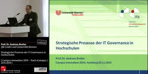 Miniaturansicht - Strategische Prozesse der IT-Governance in Hochschulen