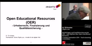 Thumbnail - Rechtsfragen und Qualitätssicherung bei OER – Zwei Mythen über Open Educational Resources