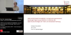Miniaturansicht - OPEN ACCESS MADE IN HAMBURG: Konzept einer zentralen Hamburger Open-Access-Plattform