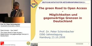 Miniaturansicht - The Green Road to Open Access