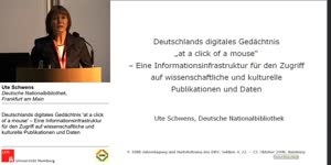 Thumbnail - Deutschlands digitales Gedächtnis at a click of a mouse