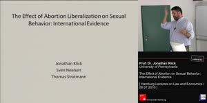 Miniaturansicht - The Effect of Abortion Liberalization on Sexual Behavior: International Evidence