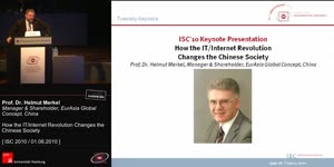 Thumbnail - Tuesday Keynote: How the IT/Internet Revolution Changes the Chinese Society