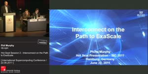 Miniaturansicht - Hot Seat Session 2 - Interconnect on the Path to ExaScale