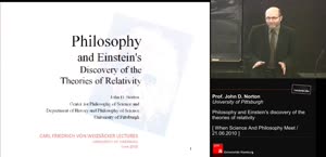Miniaturansicht - Philosophy and Einstein's discovery of the theories of relativity