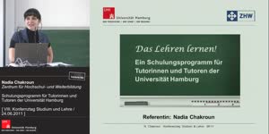 Thumbnail - Schulungsprogramm für Tutorinnen und Tutoren der Universität Hamburg
