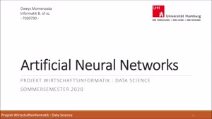 Miniaturansicht - Artificial Neural Networks