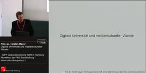 Miniaturansicht - Prof. Dr. Torsten Meyer: Digitale Universität und medienkultureller Wandel