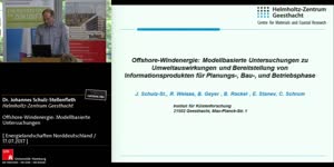 Miniaturansicht - Offshore-Windenergie: Modellbasierte Untersuchungen zu Umweltauswirkungen und Bereitstellung von Informationsprodukten für Planungs-, Bau-, und Betriebsphase