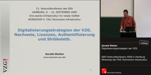 Miniaturansicht - Gerald Steilen: Digitalisierungsstrategien der VZG