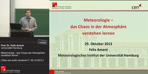 Miniaturansicht - Meteorologie – das Chaos in der Atmosphäre verstehen lernen