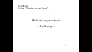 Thumbnail - Globalisierung und Armut 21.4.